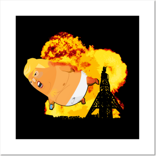 Trumpenburg Disaster Baby Trump Posters and Art